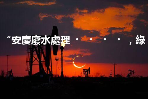 “安慶廢水處理，綠色先鋒，環(huán)保典范！”